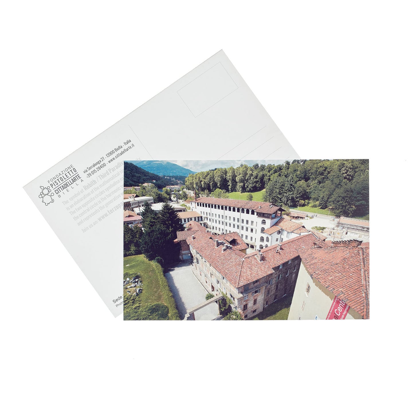 Cartolina Cittadellarte dall'alto