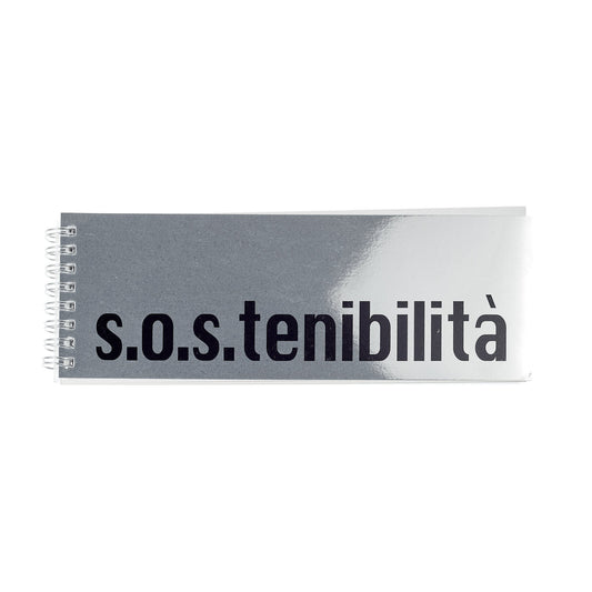 Mirror notebook "s.o.s.tenibilità"