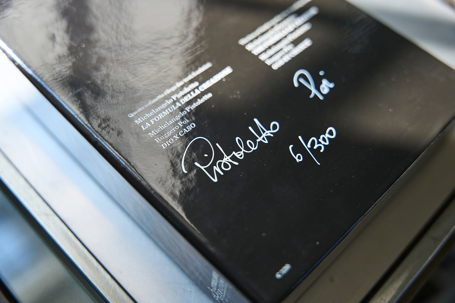 Cofanetto d'artista firmato da Michelangelo Pistoletto - Collector box set signed by Michelangelo Pistoletto