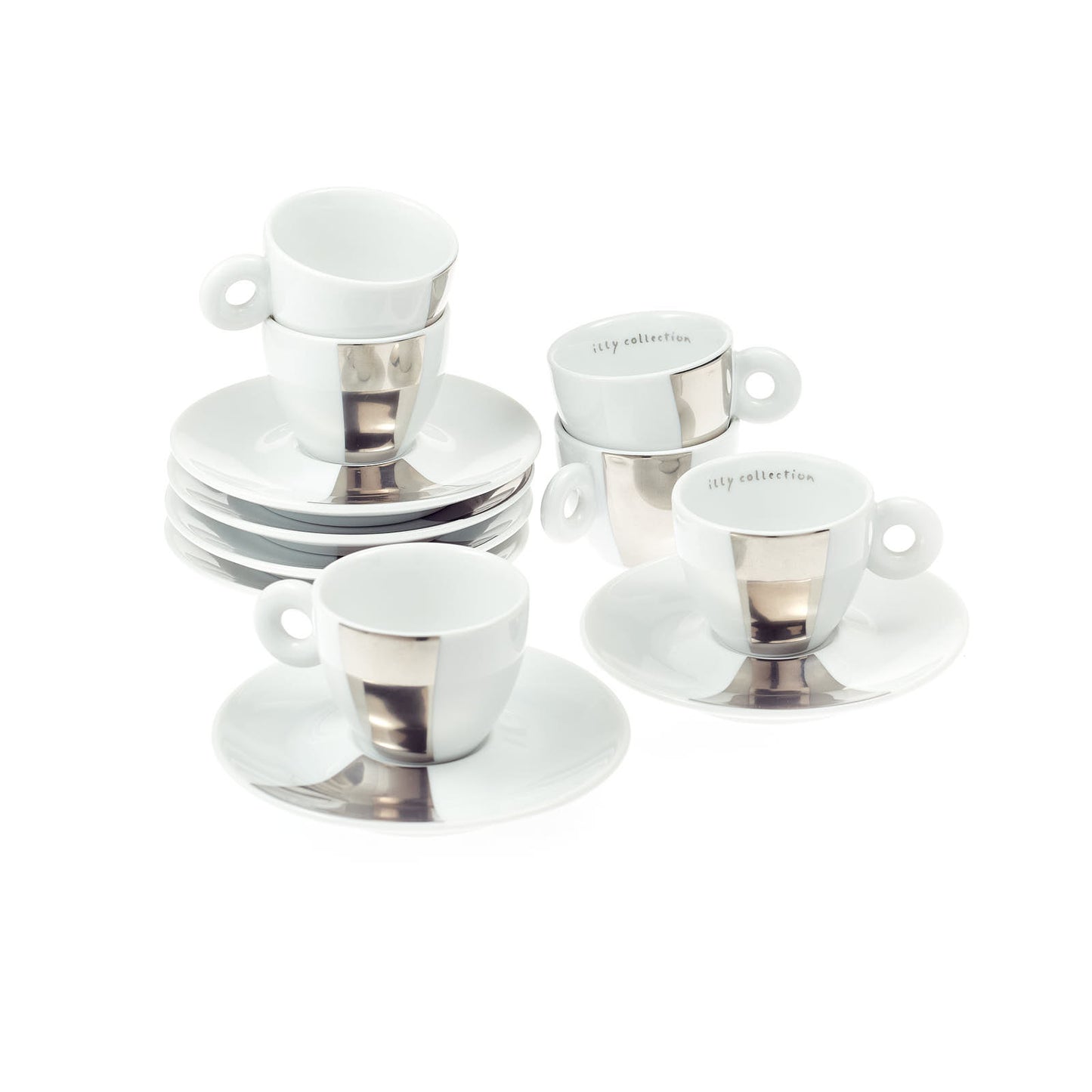 Set 6 coffee cups (designed by Michelangelo Pistoletto)